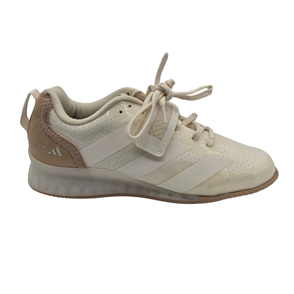 Adidas Adipower Weightlifting 3 Mens 6 Off White Warm Sandstone Shoes IH8235